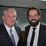 Roy Taylor, presidente do M&E e Daniel Nepomuceno, secretário-executivo do Ministério do Turismo