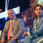 Roy Taylor, presidente do M&E, e Gisele Lima, diretora da Promo