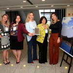 Sara Sousa, do Visit São Paulo, Elisa Mussolino, Joscilene Costa, Marilda Souza e Natascha Agnes, do Bradesco