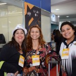 Silvane Albuqyerque, da JPX Viagens, Catia Rodrigues, da CRC Viagens, e Priscila da Silva, da Friends Tour