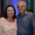 Sonia Mitidieri, do Jatobá Praia Hotel,e e Luiz Simões, da ABIH-SE