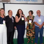 Tatiana Turra, de Curitiba, Geraldo Rocha, da Abav Nacional, Magda Nassar, da Braztoa, Patricia Ablanez, do Sebrae-PR, e Aldo Cesar, da Paraná Turismo