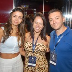 Tatiane Marina, Miria Costa, Fabio Bortolato, da Latam Travel