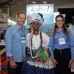 Victor Fonseca, Marly Trindade e Silvana Lins, da Bahiatursa