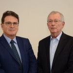 Vinicius Lummertz, secretário de Turismo de São Paulo, e Tamas Rohonyi, da F1
