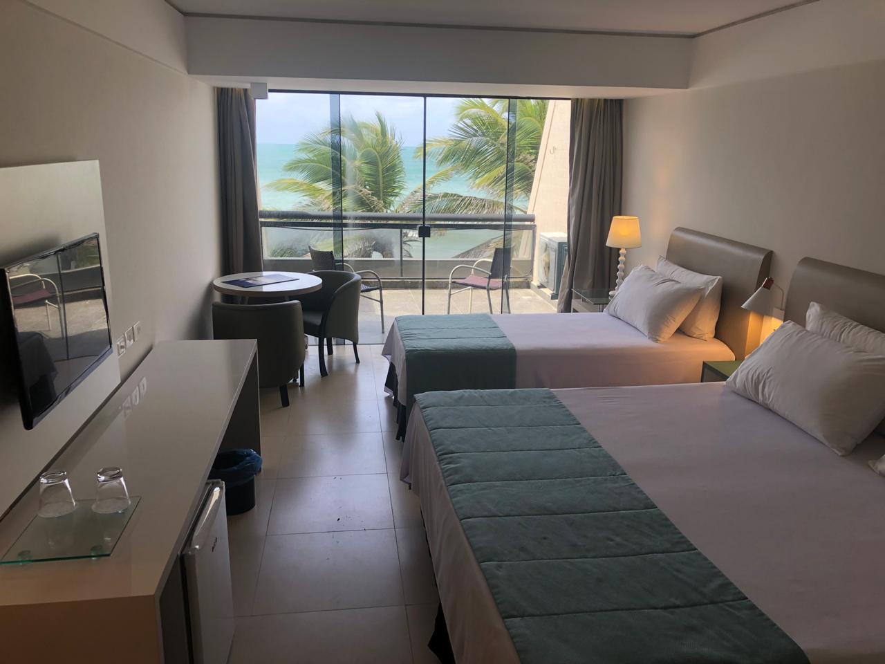 Ocean Palace (RN) investe R$ 15 milhões em renovações; fotos 1 Vista ampla para o mar é a grande inovação da reforma