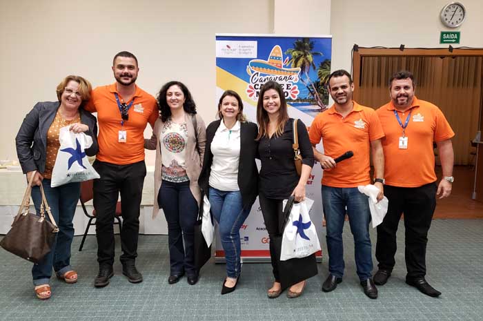 Flytour Viagens capacita mais de mil agentes em caravanas sobre Caribe e México As capacitações de Caribe e México passaram por 11 cidades e nessa última etapa contemplou Belo Horizonte, Cuiabá, Campo Grande, Campinas, Bauru e São José dos Campos