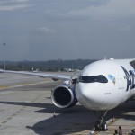 A330neo é preparado para receber os passageiros