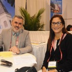 Alan Colen, do Travel South USA, e Miriam Rondon, dos Destinos Mundiales