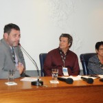 Alexandre Gomes, do Pier Mauá, Mauricio Werner, da Riotur, e Cristina Fritsch, da Abav-RJ