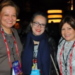 Ana Gonzalez e Ana Flávia Medina, de Kissimmee, e Zitka Ferreira, da Disney