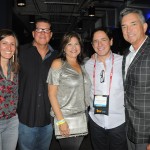 Andrea Gabel, Tim Ramsberger e Ana Gonzalez, de St Pete, Gerardo Llanes, do Visit Florida, e Chris Thompson, do Brand USA