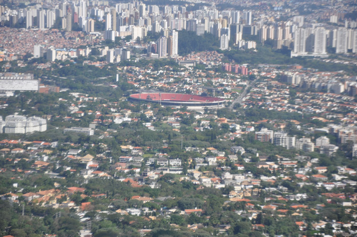 Avião sobrevoou o Morumbi, palco da abertura da Copa América 2019