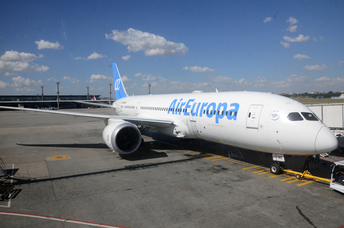 Boeing 787-800 Dreamliner da Air Europa no Aeroporto de Guarulhos