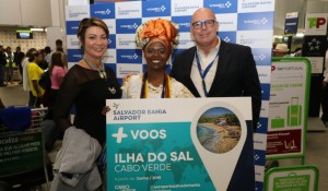 Bahia realiza ação promocional do novo voo da Cabo Verde para Salvador