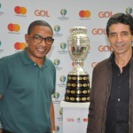 Com as presenças de Cesar Sampaio e Mauro Galvão, a Gol transportou a Taça da Copa América do Rio de Janeiro para São Paulo, onde aconteceu a abertura do torneio.
