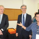 Cristina Fritsch, presidente da Abav-RJ, recepcionou Edmar Bull, da Copastur, e Marco Ferraz, presidente da Clia Brasil