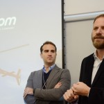 Felipe Fonseca, diretor de desenvolvimento de negócios da Voom An Airbus Company, e Luciano Guimarães, diretor geral da Rexturadvance