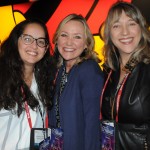 Fernanda Vanetta, da Pegasus, Sharon Siskie, da Disney, e Claudia Gonzalez, da La Agência de Viajes