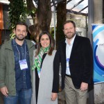 Flavio Ayra, da CVC Corp, Renata Esteves e Luciano Guimarães, da Rexturadvance