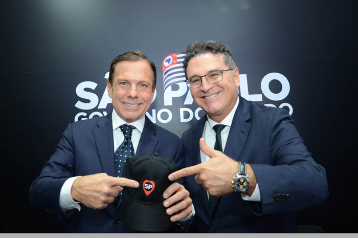 Governador João Doria Junior e o secretário de Turismo Vinicius Lummertz