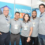 Gustavo Hahn, Roverto Lazzarotto, Mariana Alcobas, Diego Marcel e Dimas Lima, da Trend