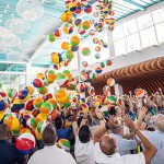 Inauguração oficial contou com todo o time do hotel