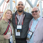 Jaimie du Bois, do Sonoma Count, Mauricio Beckstrom, da Noble House, e Yves Vriel, do The Florida Keys