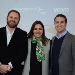 Luciano Guimarães, diretor geral, Renata Esteves, diretora de Marketing da Rexturadvance, e Felipe Fonseca, diretor de desenvolvimento de negócios da Voom An Airbus Company