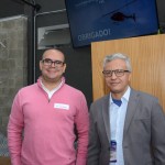 Marcello Berbis, da Globalis Turismo, e Marcos Santos, da  Jatobá Viagens