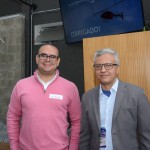 Marcello Berbis, da Globalis Turismo, e Marcos Santos, da  Jatobá Viagens