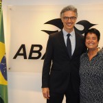 Marco Ferraz, presidente da Clia Brasil, e Cristina Fritsch, presidente da Abav-RJ