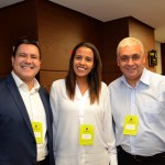 Mateus Passos, da Tour House, Marta Santos e Sergio Ricardo de Oliveira, da Abril Comunicações