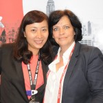 Melissa Zhang, de NYC & Company, e Veronique Hennebelle, da Roseworks Marketing