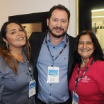 Melissandra Soares, da Transmundi, Pablo Zabala, da Discover e Marcia Galvão, da NCL