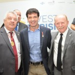 Paulo Angeli, do Festival das Cataratas, Ministro Marcelo Alvaro Antonio, e Deputado Vermelho