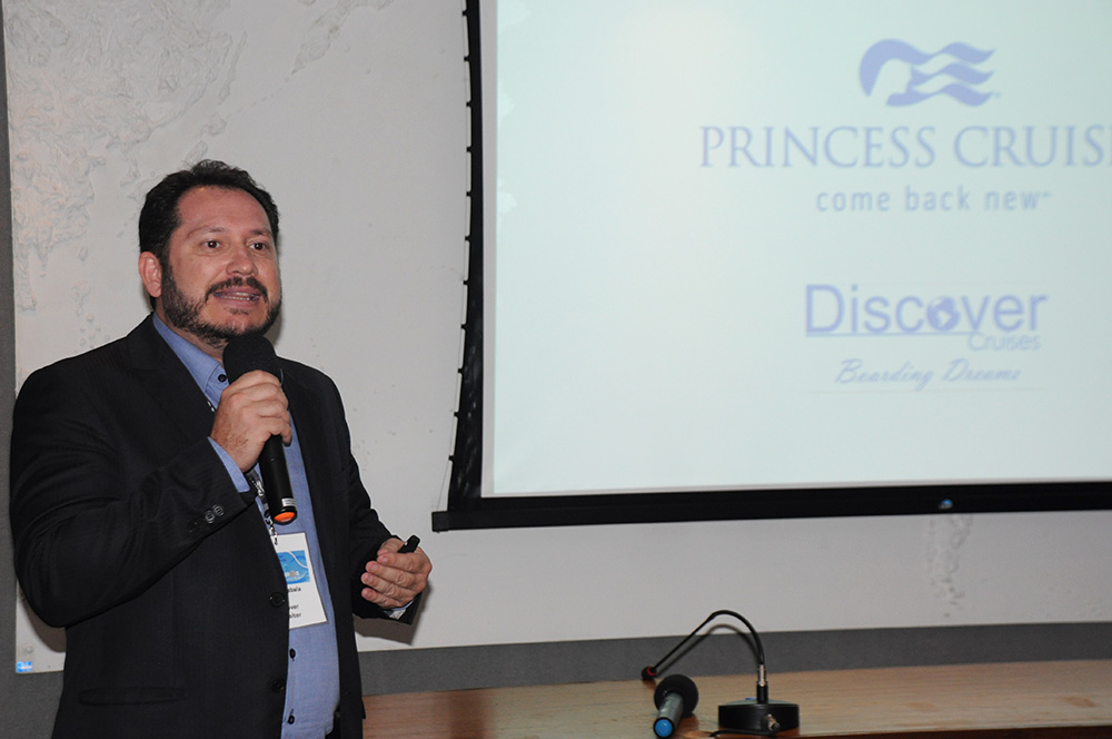 "Um dia de Cruzeiros no RJ" - Princess Cruises passa a olhar o Brasil "com outros olhos" Pablo Zabala, head da Discover Cruises no Brasil