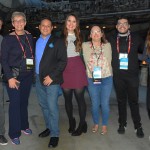 Ricardo Bezerra, da Azul Viagens, Barbara Picolo, da Flytour, Luiz Araujo, Gabriela Delai e Cinthia Douglas, da Disney, Paulo Biondo, da Agaxtur, e Fernanda Paranhos, da CVC