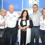 Rosa Masgrau, Roy Taylor e Mari Masgrau, do M&E, com Assis Leite e Solange Abai, da Avirrp