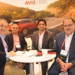 Sylvio Ferraz, da CVC, com Marcos Rocha, Ricardo Carco e Augusto Borras, do Avis Budget Group