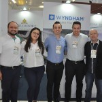 Thiago Gomes, do Itapema Beach, Andreia Golfe, do Wyndham Foz, Jefferson Luz, do Rayon, Ricardo Rufino, da Nobile, e Jorge Bartz, do Wyndham Foz