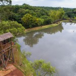 Tirolesa do Blue Park está inclusa no ingresso