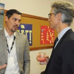 Vinicius Freitas, da Costa, conversa com Marco Ferraz, presidente da Clia Brasil