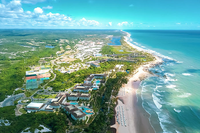 Brasil ganhará quatro novos resorts 1 Entre os resorts, estão: Costa do Sauípe, Grand Palladium Imbassaí, Iberostar Bahia, Iberostar Praia do Forte e Vila Galé Marés