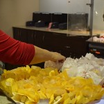 Opções de snacks oferecidos na entrada da sessão