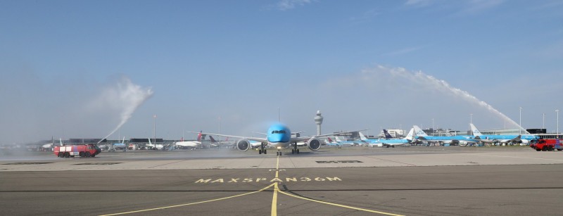 KLM recebe primeiro Boeing 787-10 Dreamliner Batismo do 787-10 Dreamliner da KLM