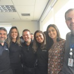 Marcelo Patelli, Luciana Pereira, Alexandre Ramos e Karoline Lima da trend ao lado de Natalia Moura e Rodrigo Galvão da CVC Corp