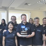 A equipe da Trend e da CVC Corp marcaram presença na comemoração