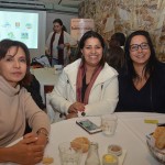 Delfina Balsa, da Delfina Tour, Luciana Araujo, Consultora de Viages, e Rose Christe, da Skye Travel