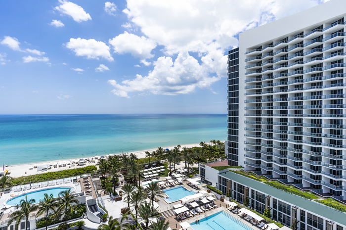 Hotel administrado pela RCD Hotels em Miami Beach acaba de se tornar Pet Friendly e passa a oferecer amenidades como massagens relaxantes no apartamento e caminhada com pet sitter. (Divulgação)